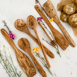 Cilio Toscana Olivewood 7 Piece Utensil Set
