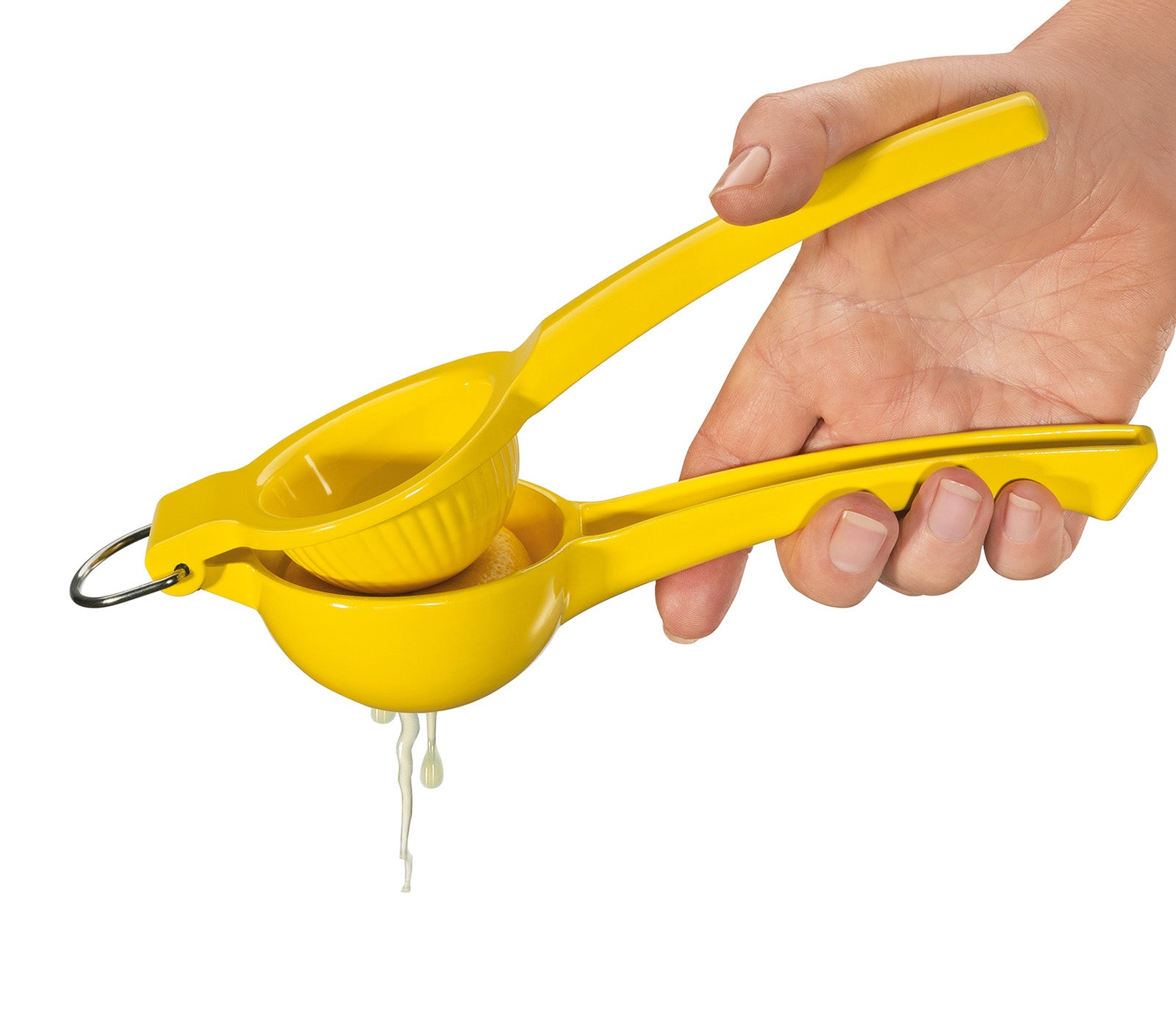 Cilio Aluminum Limona Lemon Squeezer, Yellow