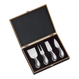 Cilio Piave 4 Piece Cheese Knife Set, Stainless Steel