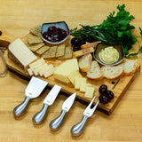 Cilio Piave 4 Piece Cheese Knife Set, Stainless Steel