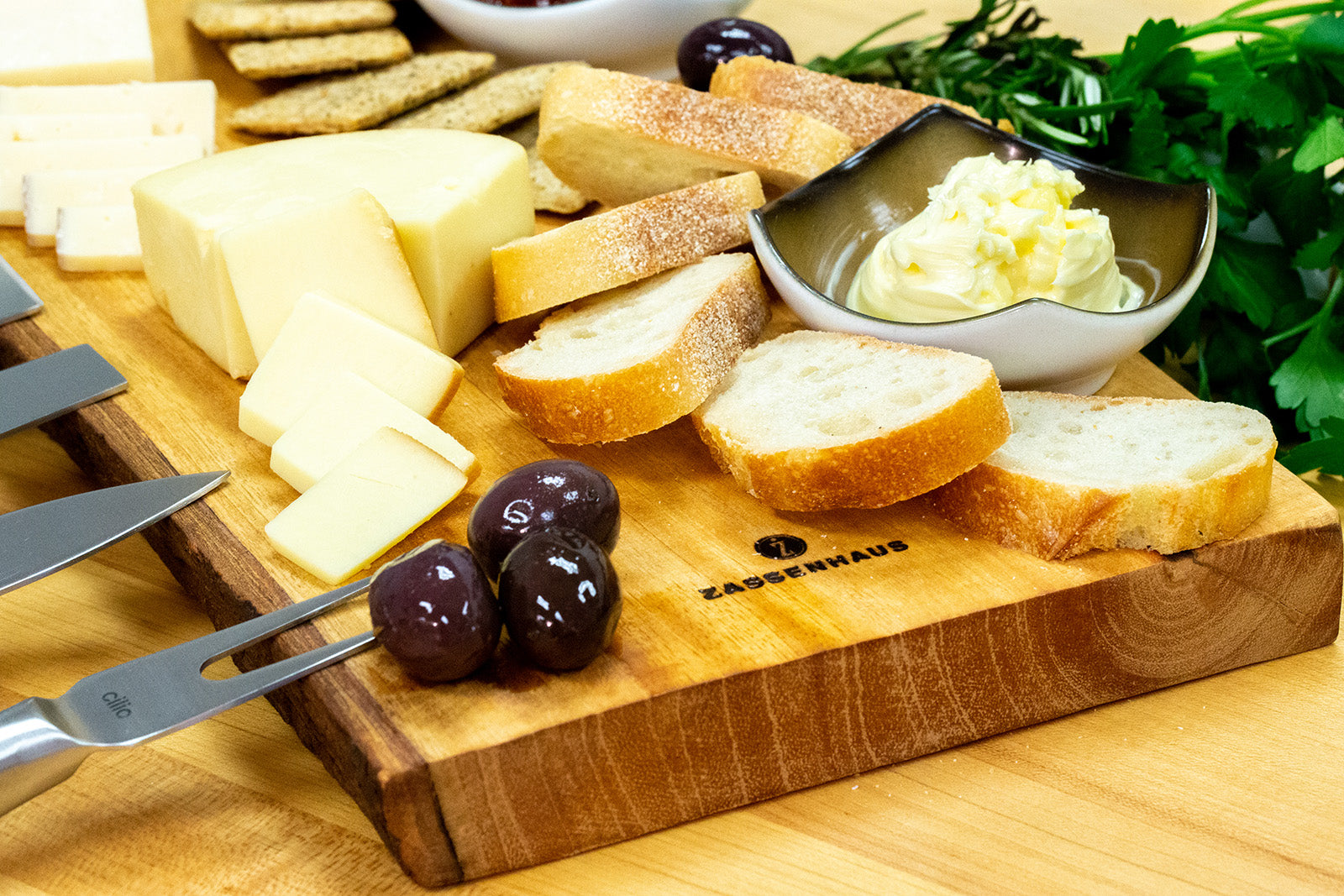 Cilio Piave 4 Piece Cheese Knife Set, Stainless Steel