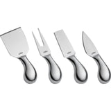 Cilio Piave 4 Piece Cheese Knife Set, Stainless Steel
