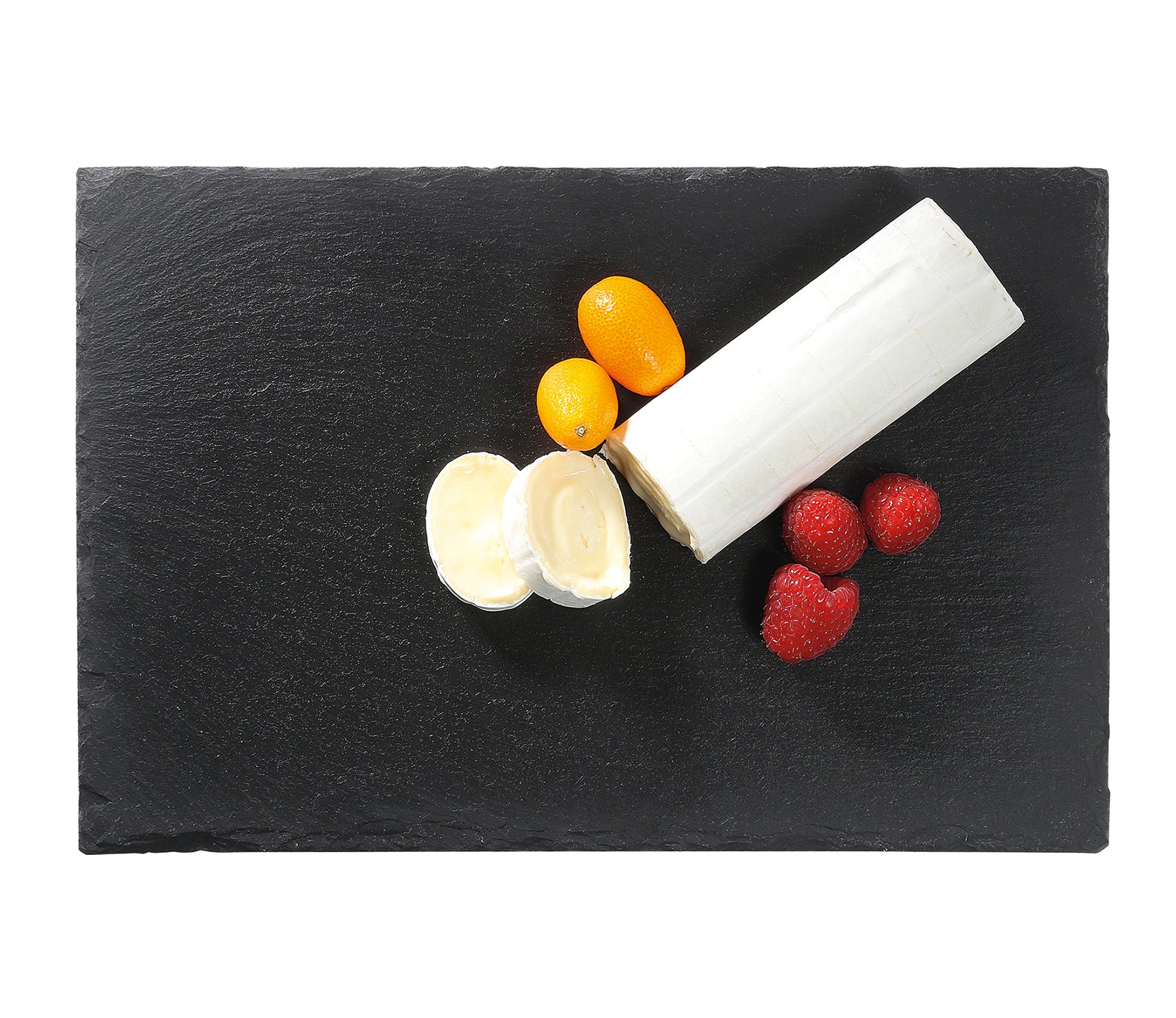 Cilio Slate Serving Board for Cheese and Appetizers, Round, 11.8-Inch