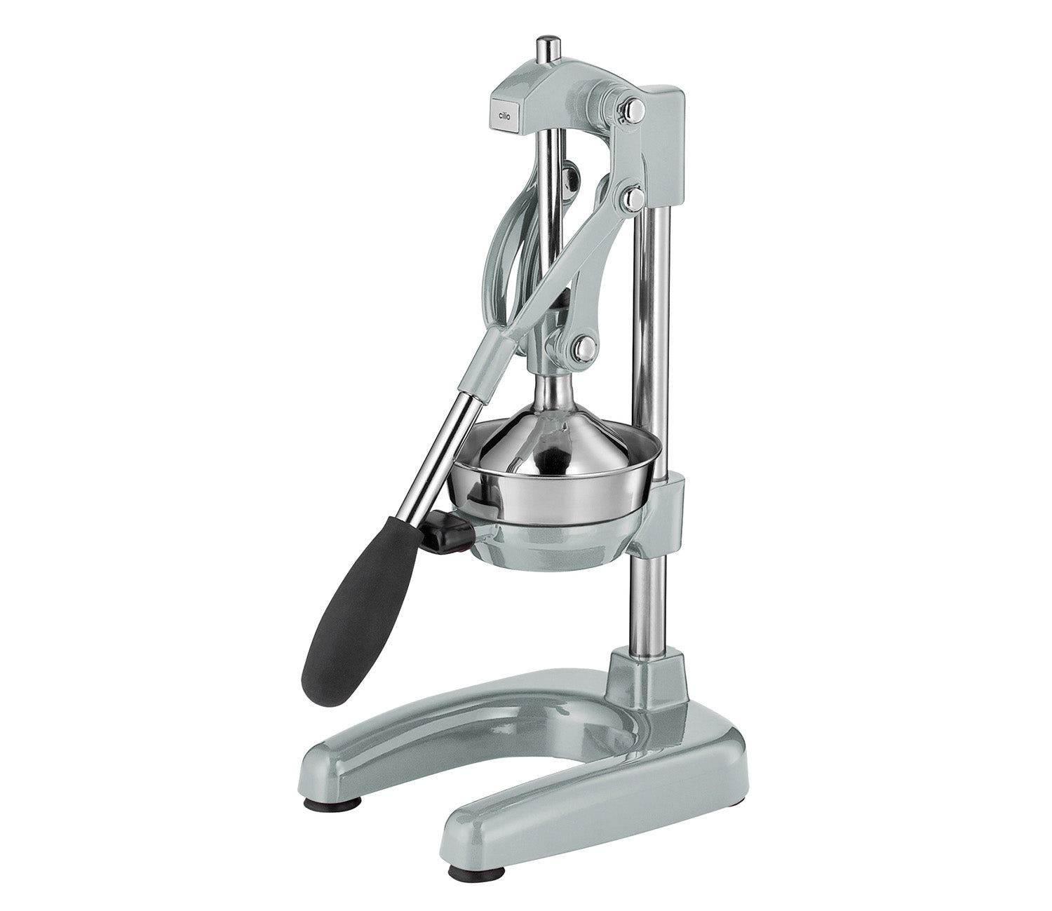 Cilio Amalfi Commercial Grade Manual Citrus Juicer, Extractor, and Juice Press, Cool Gray