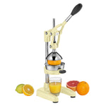 Cilio Amalfi Commercial Grade Manual Citrus Juicer, Extractor, and Juice Press, Cream