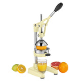 Cilio Amalfi Commercial Grade Manual Citrus Juicer, Extractor, and Juice Press, Cream