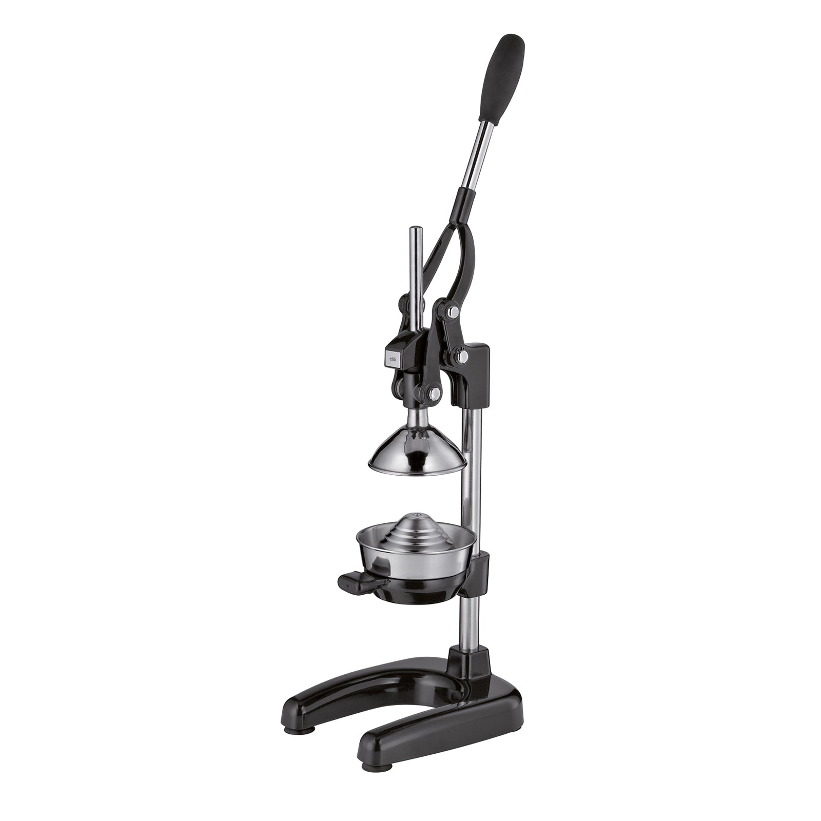 Cilio Amalfi Commercial Grade Manual Citrus Juicer, Extractor, and Juice Press, Black