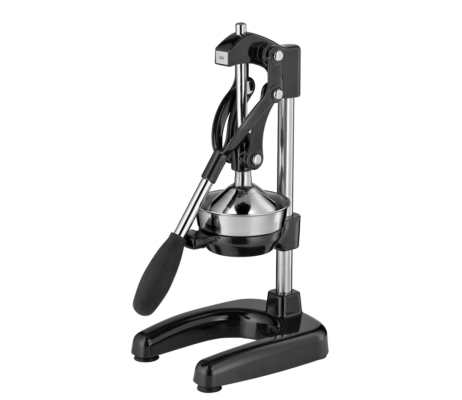 Cilio Amalfi Commercial Grade Manual Citrus Juicer, Extractor, and Juice Press, Black