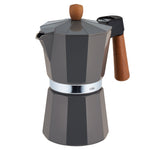 Cilio Legno Stovetop Espresso Maker, Gray, 15-Ounce