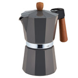 Cilio Legno Stovetop Espresso Maker, Gray, 15-Ounce