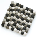 Cilio Fair Trade Virgin Sheep Wool Trivet, Handcrafted in Nepal, 8-Inch Square