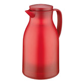 Cilio Monza Premium Insulated Server, Durable Glass Liner, 34 fl. Oz, Matte Red