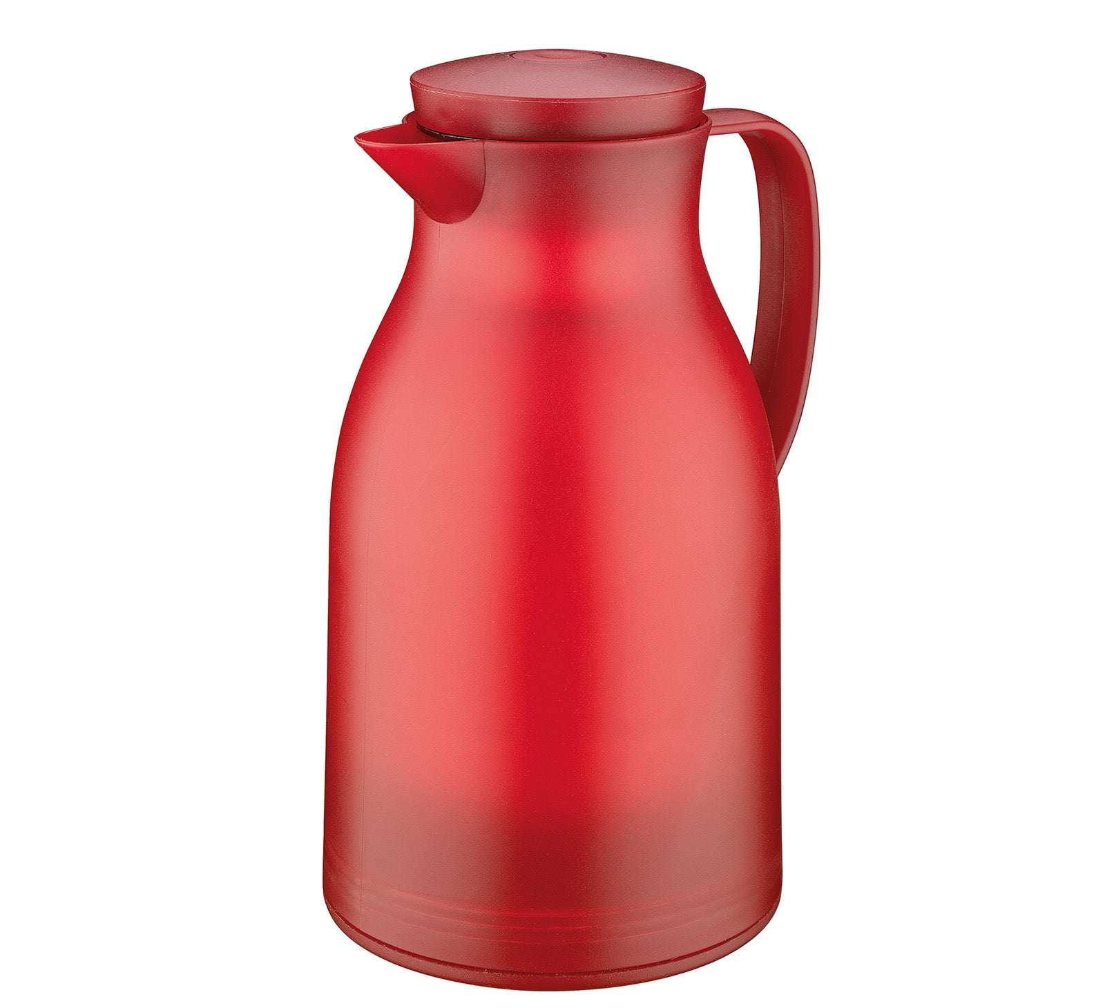 Cilio Monza Premium Insulated Server, Durable Glass Liner, 34 fl. Oz, Matte Red