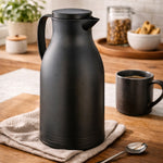 Cilio Monza Premium Insulated Server, Durable Glass Liner, 34 fl. Oz, Matte Turquoise