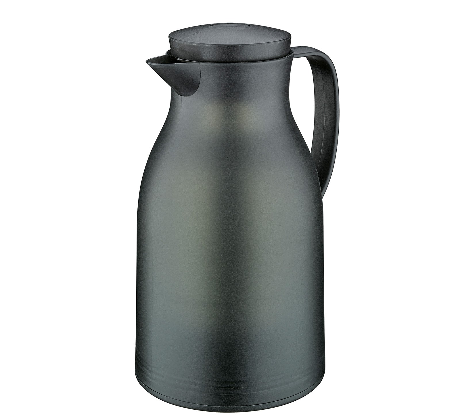 Cilio Monza Premium Insulated Server, Durable Glass Liner, 34 fl. Oz, Matte Black