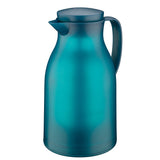 Cilio Monza Premium Insulated Server, Durable Glass Liner, 34 fl. Oz, Matte Turquoise