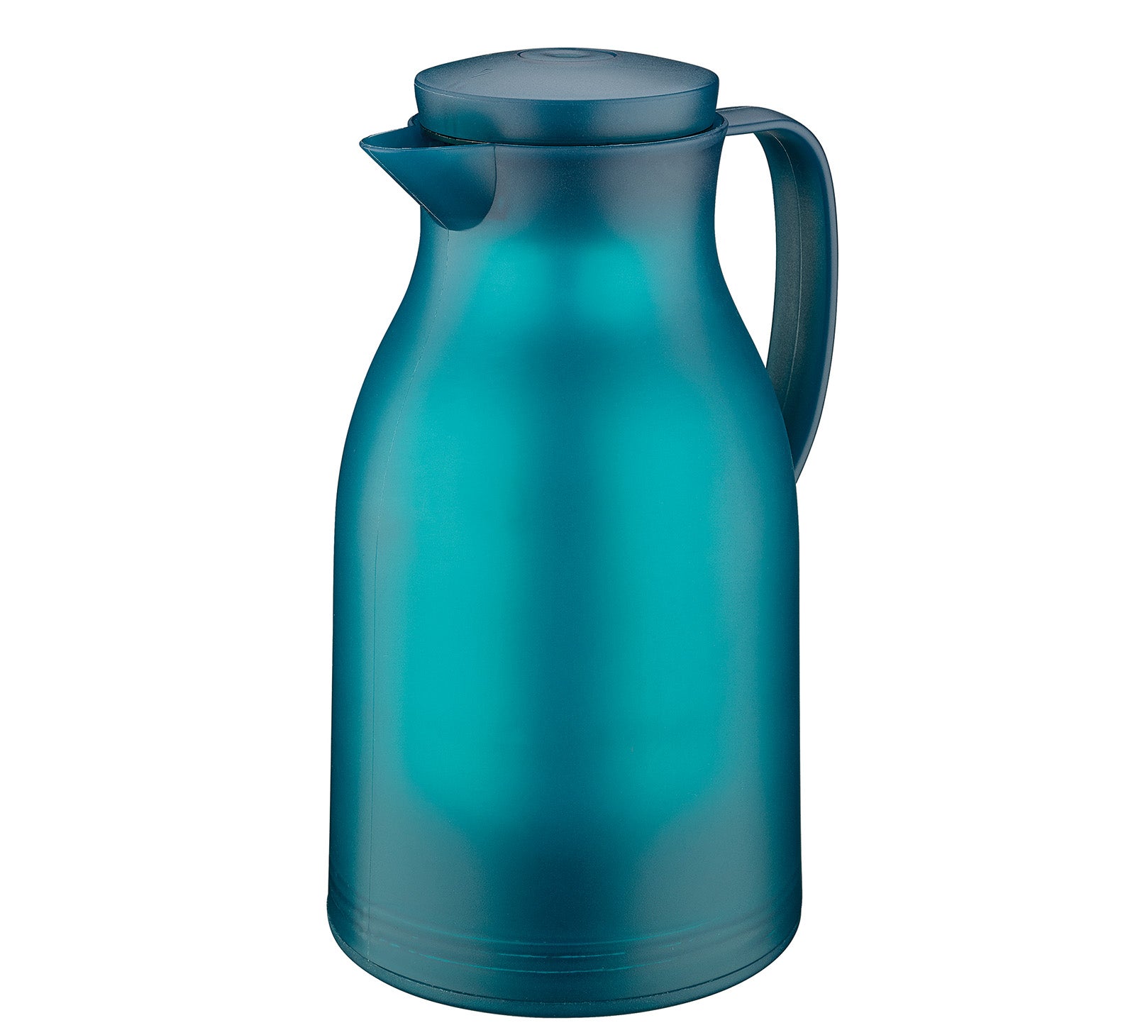 Cilio Monza Premium Insulated Server, Durable Glass Liner, 34 fl. Oz, Matte Turquoise