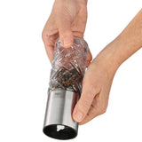 Cilio Cristallo Salt or Pepper Mill 2 Piece Set, Stainless Steel