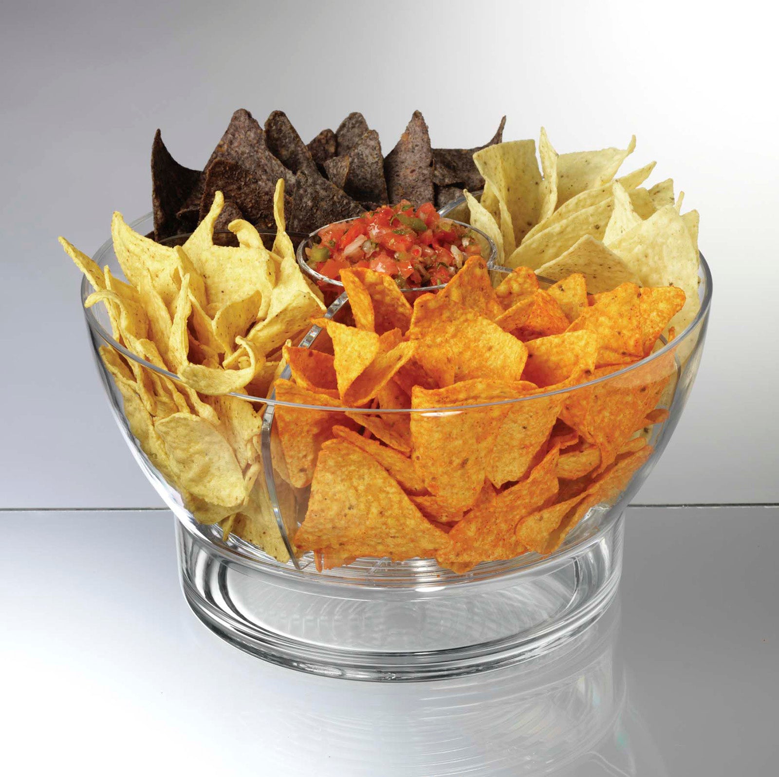 Prodyne Cold Bowl On Ice Chilled Acrylic Serving Bow, 6.5 Quart