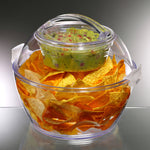 Prodyne Acrylic Iced Up Acrylic Salad To Go Bowl, 5.5 Qt.