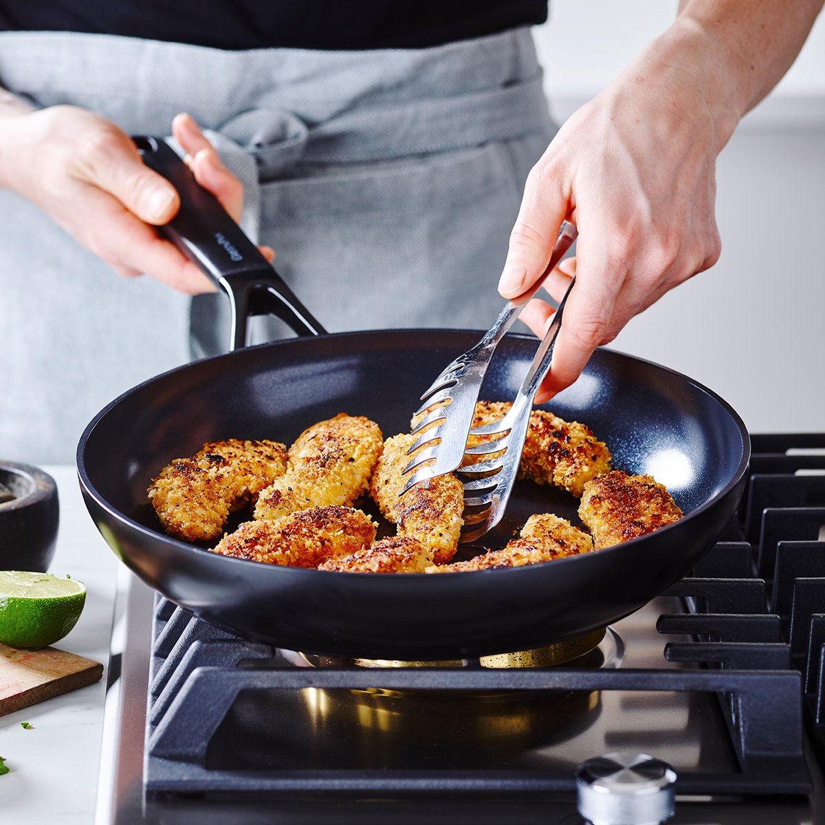 GreenPan SmartShape Healthy Ceramic Nonstick Hard Anodized 11-Inch Fry Pan