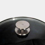 Swiss Diamond CHD Nonstick Stock Pot with Glass Lid, 5.5 qt