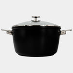 Swiss Diamond CHD Nonstick Stock Pot with Glass Lid, 8.5 qt