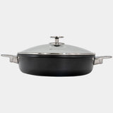 Swiss Diamond CHD Nonstick Sauteuse with Glass Lid, 3.7 qt