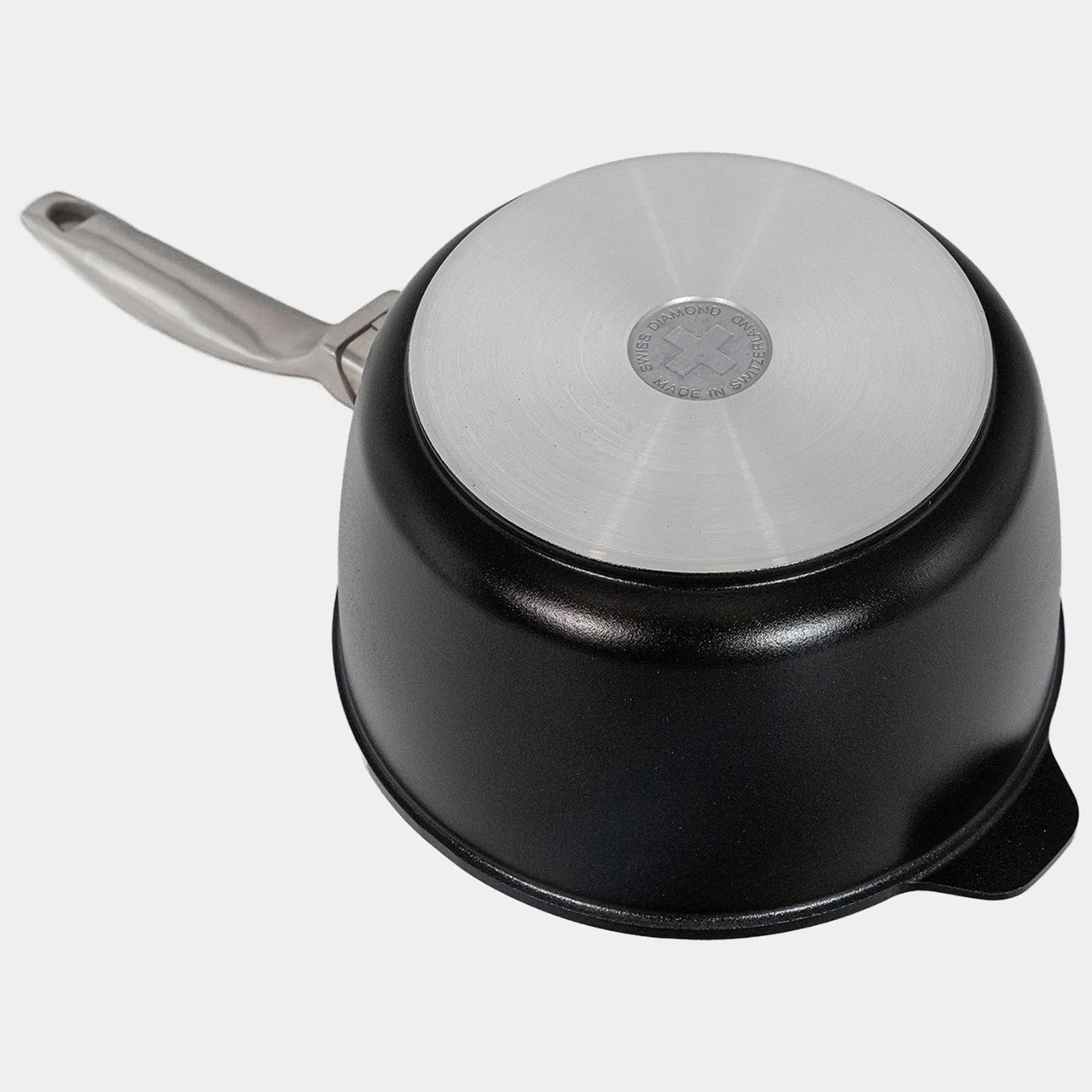 Swiss Diamond CHD Nonstick Saucepan with Glass Lid, 2.2 qt