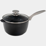 Swiss Diamond CHD Nonstick Saucepan with Glass Lid, 3.2 qt