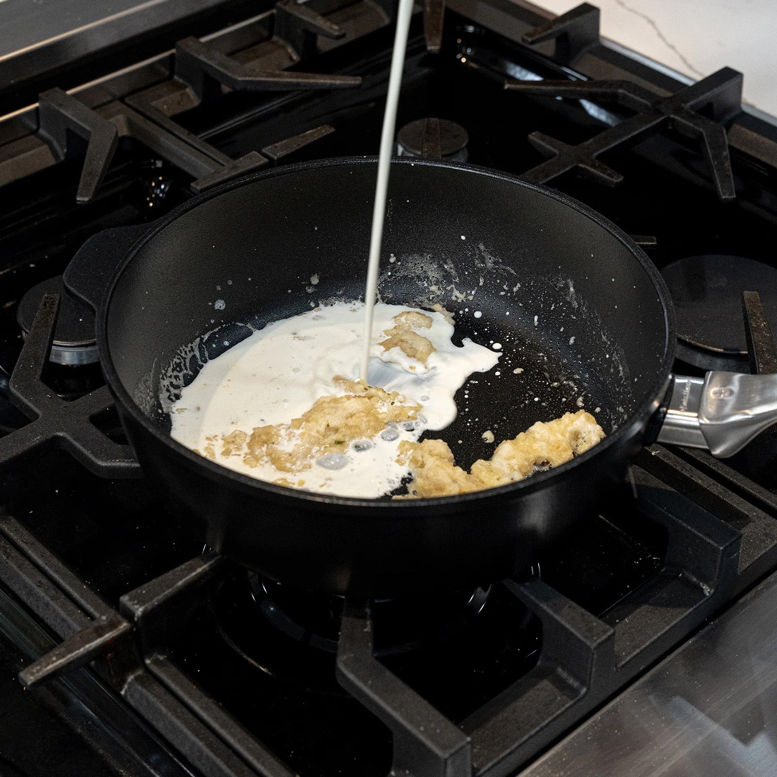 Swiss Diamond CHD Nonstick Saute Pan with Glass Lid, 3.2 qt