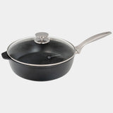 Swiss Diamond CHD Nonstick Saute Pan with Glass Lid, 3.8 qt