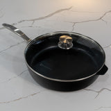 Swiss Diamond CHD Nonstick Saute Pan with Glass Lid, 5.8 qt