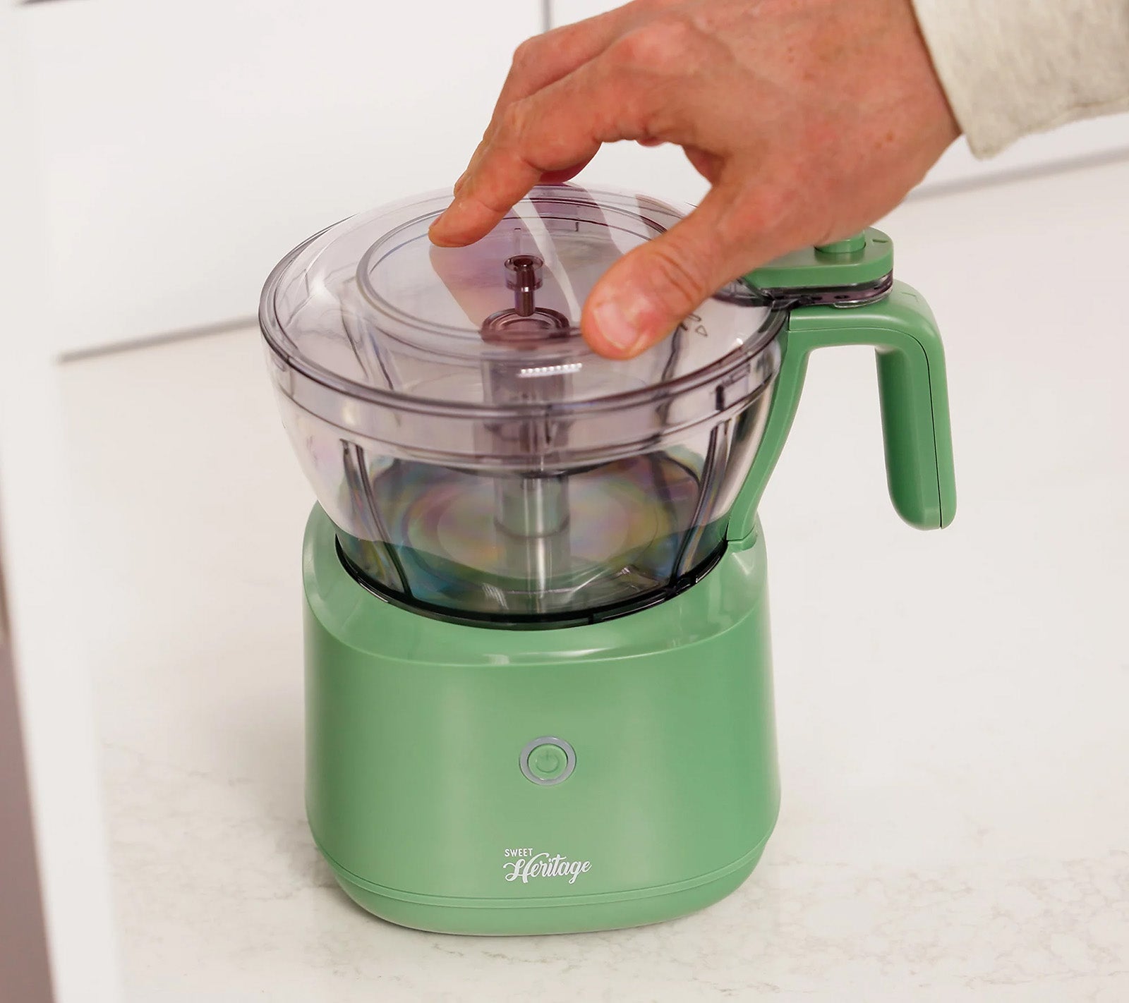Henning Lee Carla Hall 2-in-1 Cordless Chopper, 4.2 Cup, Sage