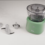Henning Lee Carla Hall 2-in-1 Cordless Chopper, 4.2 Cup, Sage