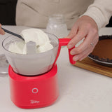 Henning Lee Carla Hall 2-in-1 Cordless Chopper, 4.2 Cup, Tomato