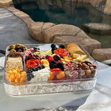 Prodyne Charcuterie On Ice & Deviled Eggs On Ice Platter 2 Piece Serving Set