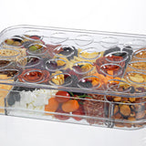 Prodyne Charcuterie On Ice & Deviled Eggs On Ice Platter 2 Piece Serving Set