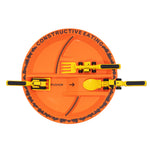 Constructive Eating Construction Utensil and Divided Plate Set for Kids and Toddlers