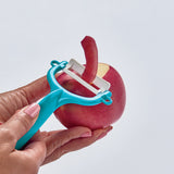 Kyocera Advanced Ceramic Horizontal Y Peeler, Blue