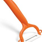Kyocera Advanced Ceramic Horizontal Y Peeler, Orange
