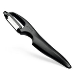 Kyocera Advanced Ceramic Vertical Double Edge Blade Vegetable Peeler, Black