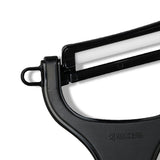 Kyocera Advanced Ceramic Soft Grip Double Edge Blade Soft Grip Peeler, Black