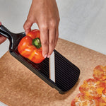 Kyocera Advanced Ceramics Adjustable Mandoline Slicer w/ Handguard, Black