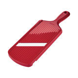 Kyocera Advanced Ceramics Adjustable Mandoline Slicer w/ Handguard, Red
