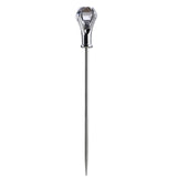 Prodyne Diamond Head Martini Picks, Set of 6, Acrylic and Stainless Steel