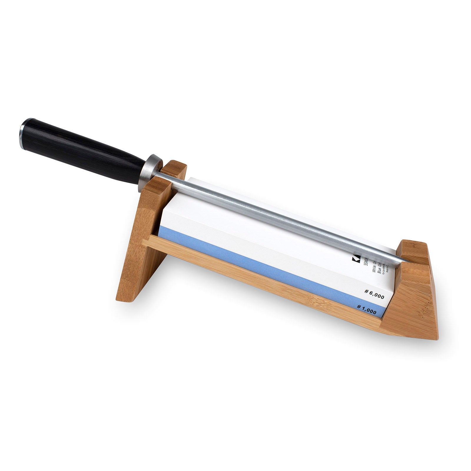Shun 3 Piece Whetstone Sharpening System With Honing Steel