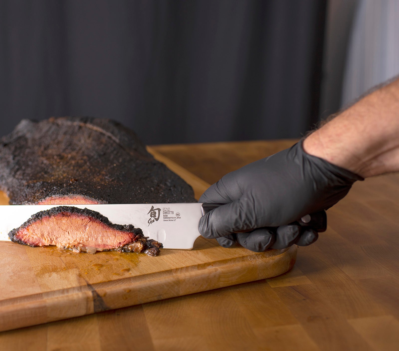 Shun Classic 12-Inch Hollow Ground Brisket Knife with Saya