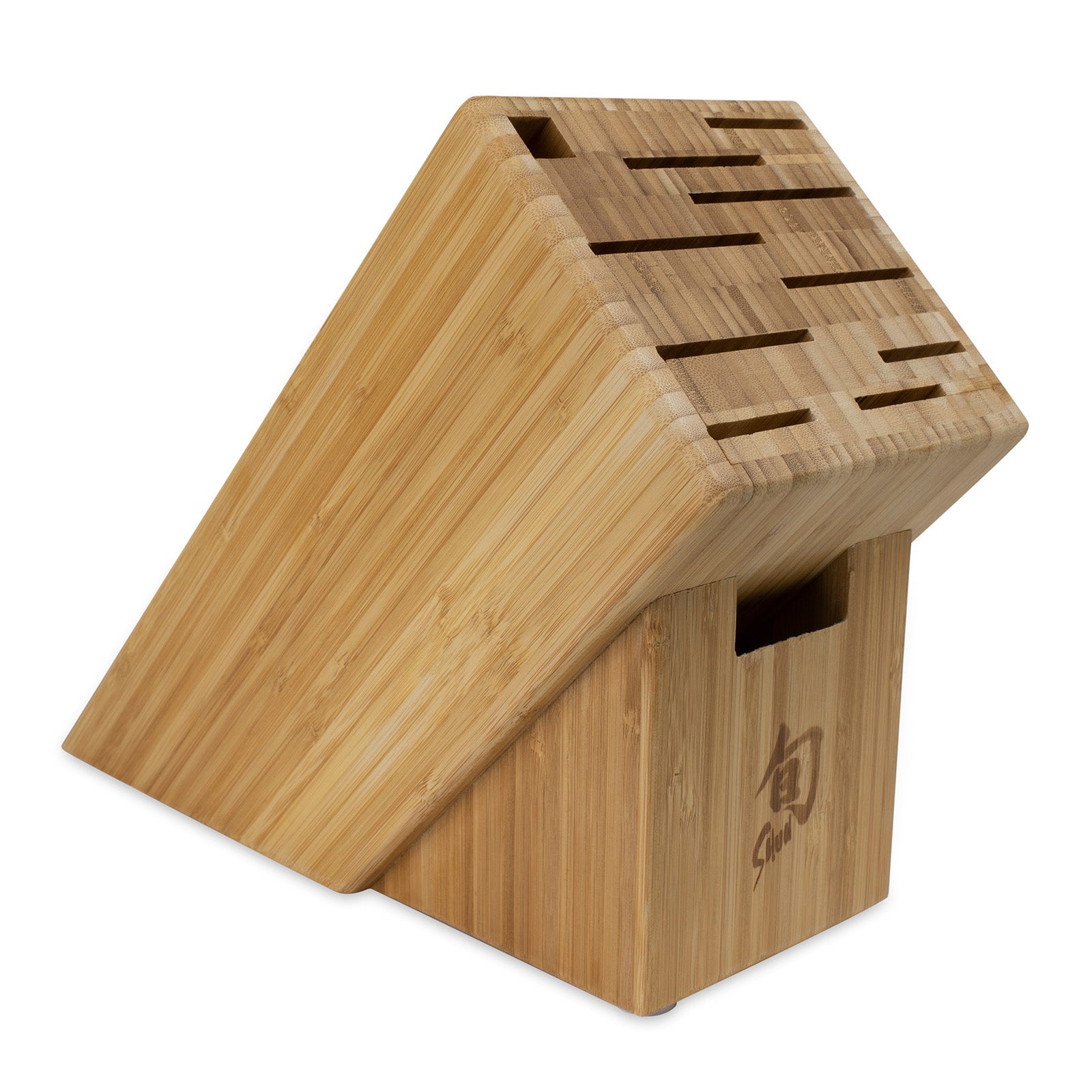 Shun 11 Slot Bamboo Knife Block
