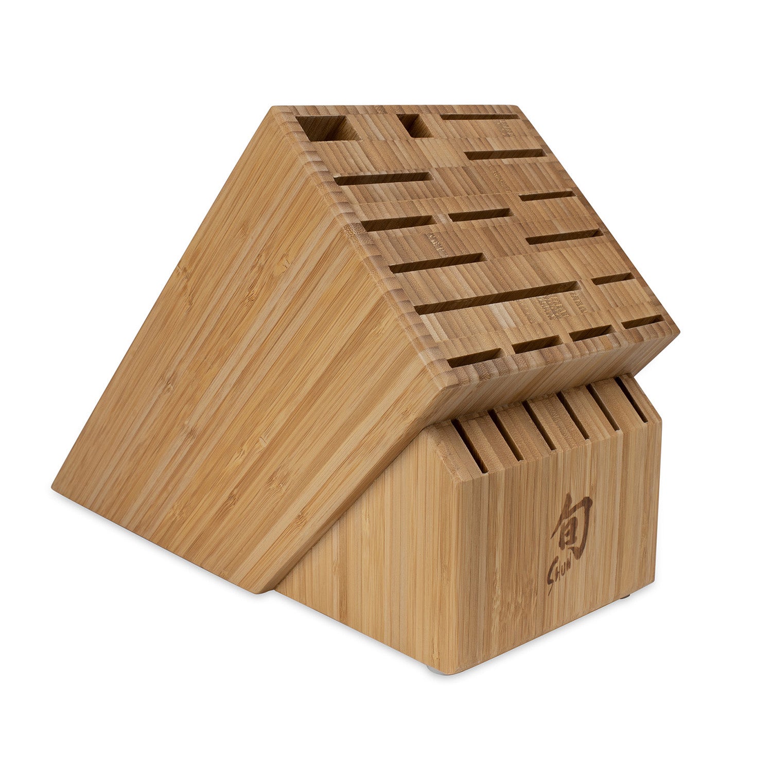 Shun 22 Slot Bamboo Knife Block